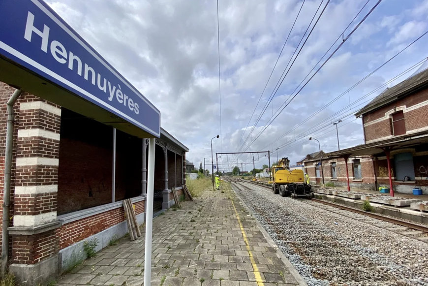 UN CHANTIER D’1 MOIS ET DE 11 MILLIONS € POUR MODERNISER LE TRONÇON « HALLE – BRAINE-LE-COMTE »